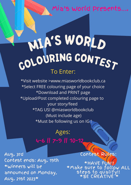 Mia's World Colouring Contest